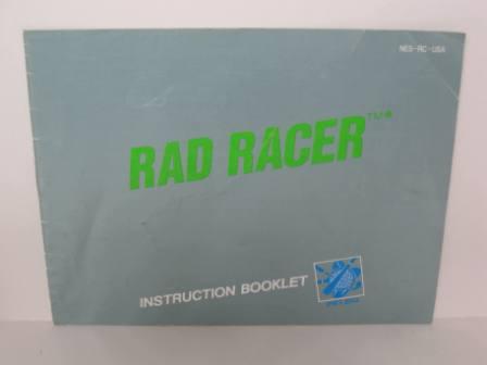 Rad Racer - NES Manual